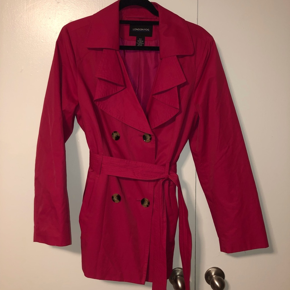 London Fog Trench Coat Size Large